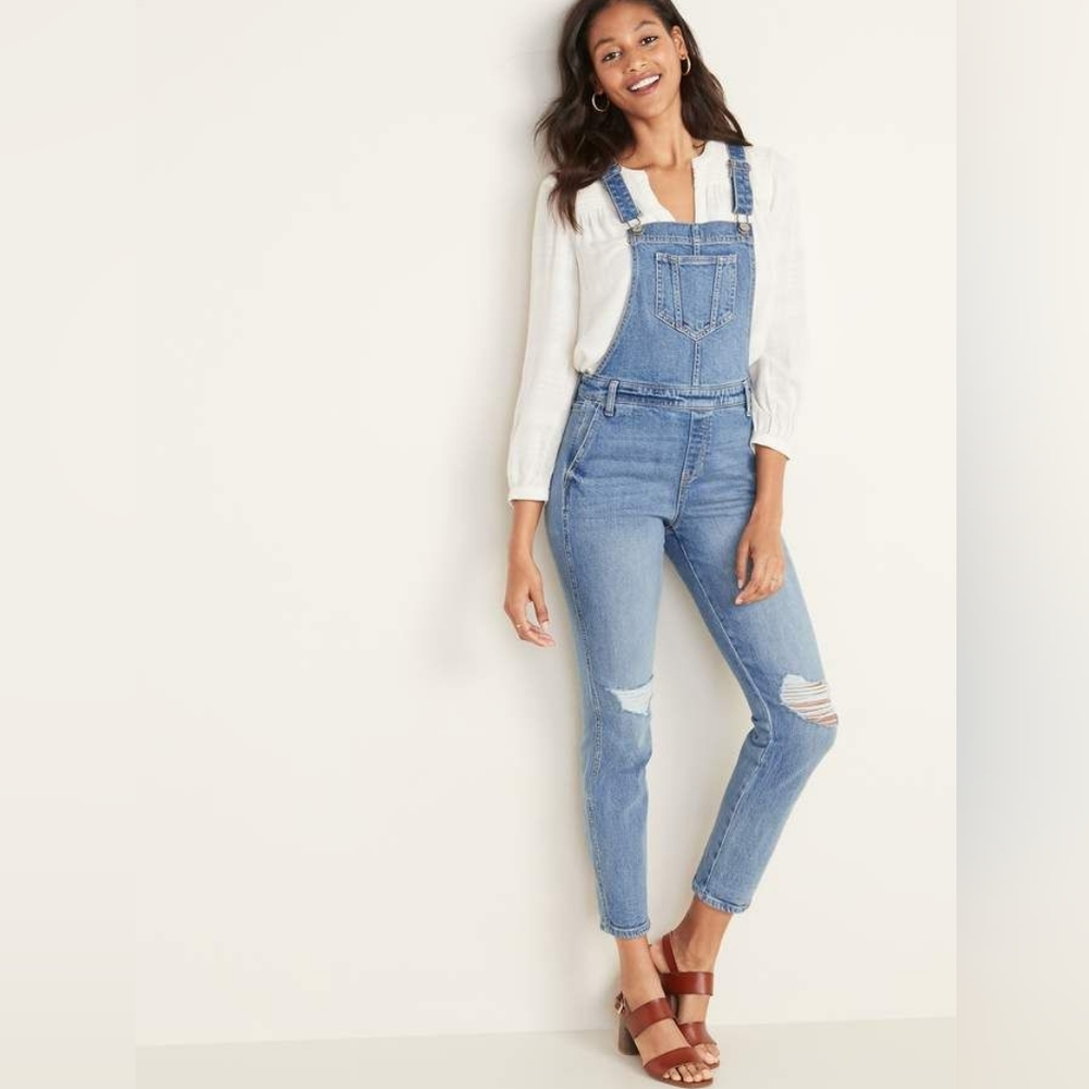 Old Navy Distressed Overalls Size 2